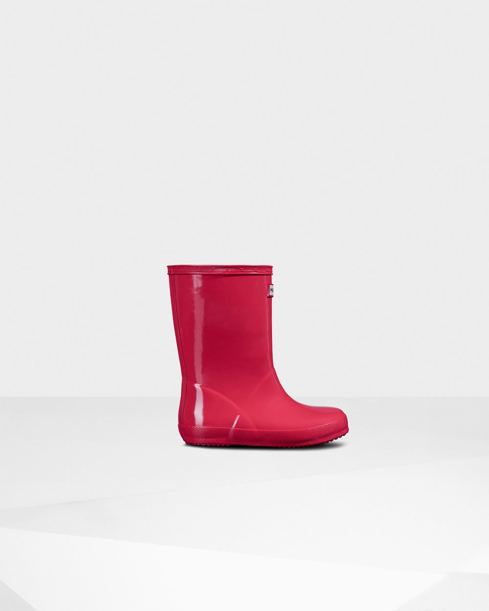 Kids Hunter Original First Classic Gloss | Rain Boots Pink | NZ-92781-EMXK